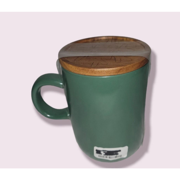 Rae Dunn Green Elf Mug with Lid NEW - Picture 2 of 9